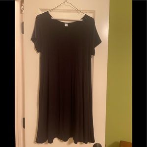 Black tee shirt dress